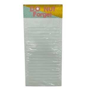 Do Nut Forget Colorblock Lined Notepad | 80 Sheets | 4 x 8.75 | New